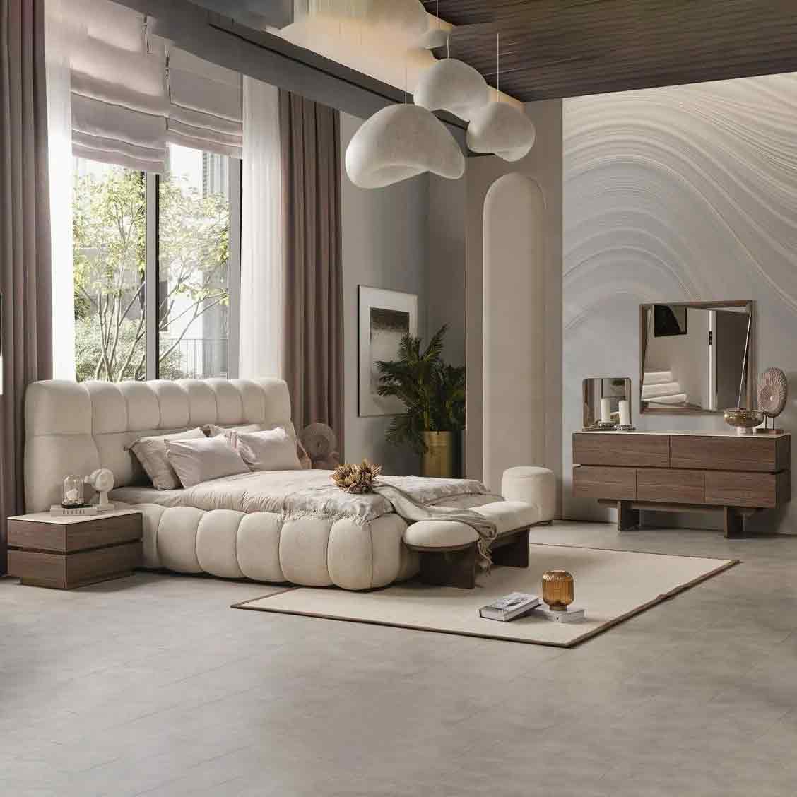 Tranquil bedroom dresser